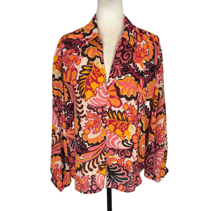 Alex & Lili multicolour floral blouse